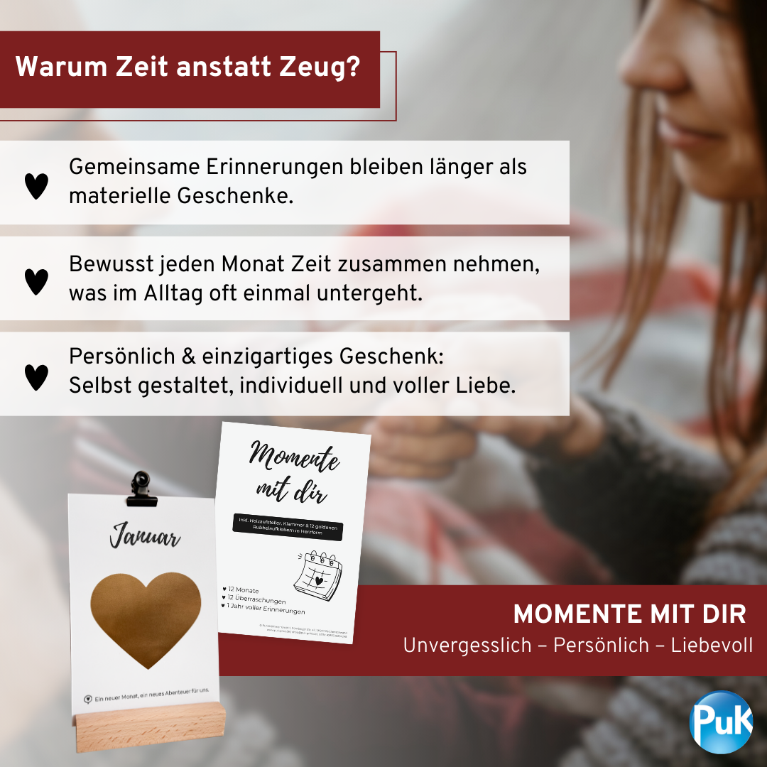 Tischkalender "Momente mit dir"