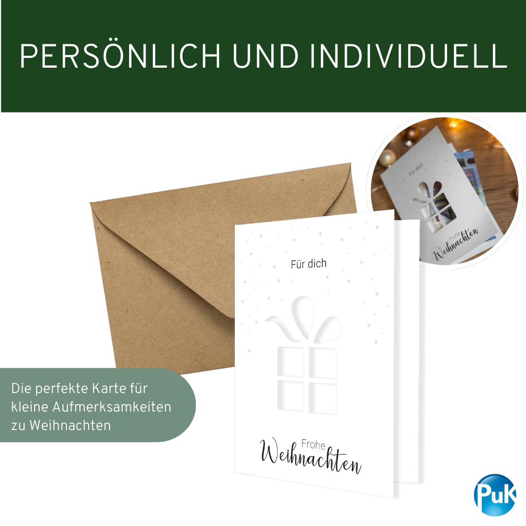 Klappkarte "GESCHENK"