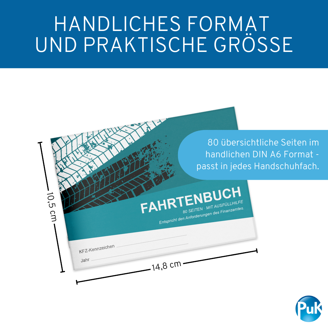Fahrtenbuch DIN A6 quer