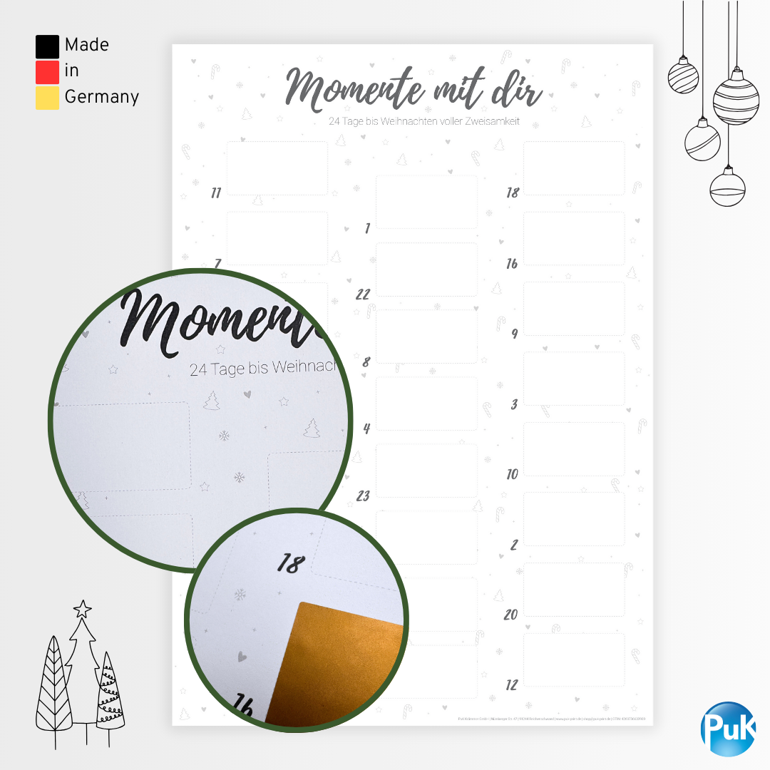 Adventskalender "Momente mit dir"