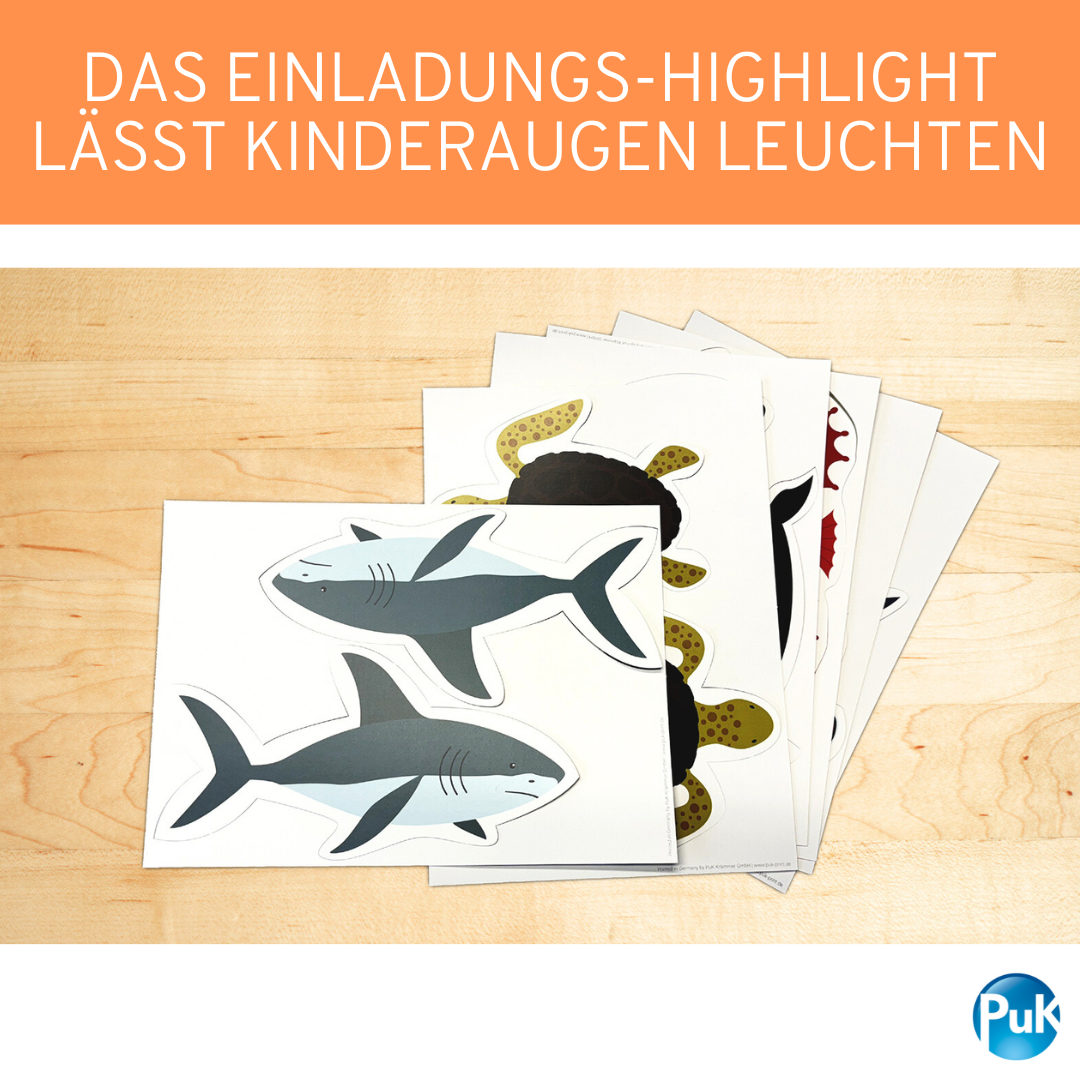 Einladungskarten "Ozean"