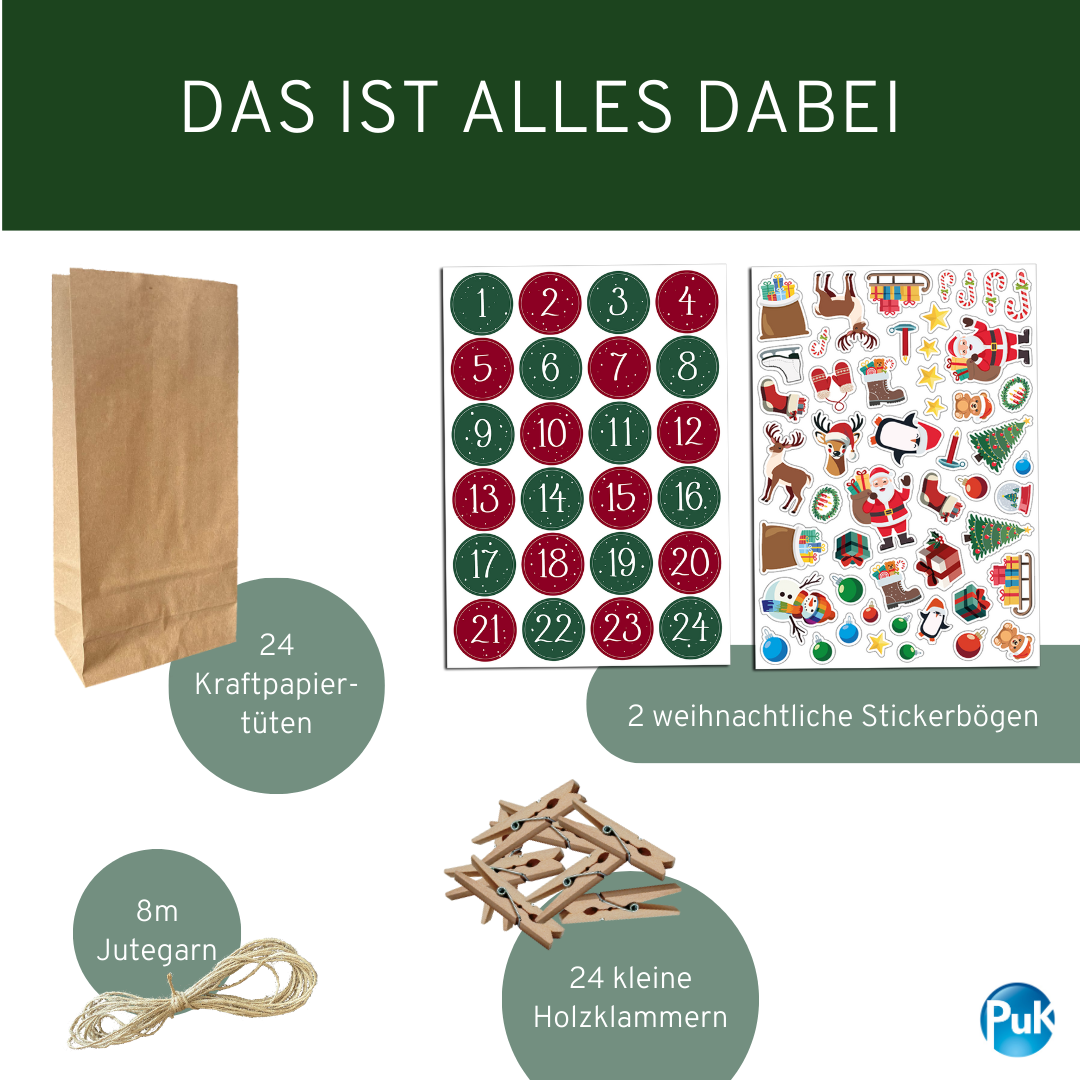 Adventskalender Set "Nikolauszeit"