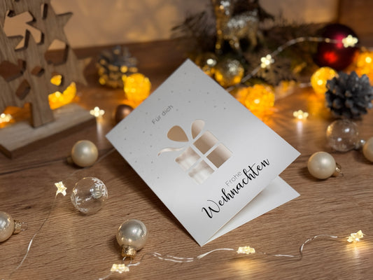 Klappkarte "GESCHENK"