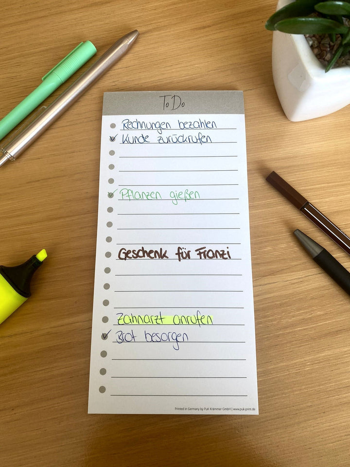 Mit Stift statt App: 6 Gründe, warum To-Do-Listen auf Papier unschlagbar sind