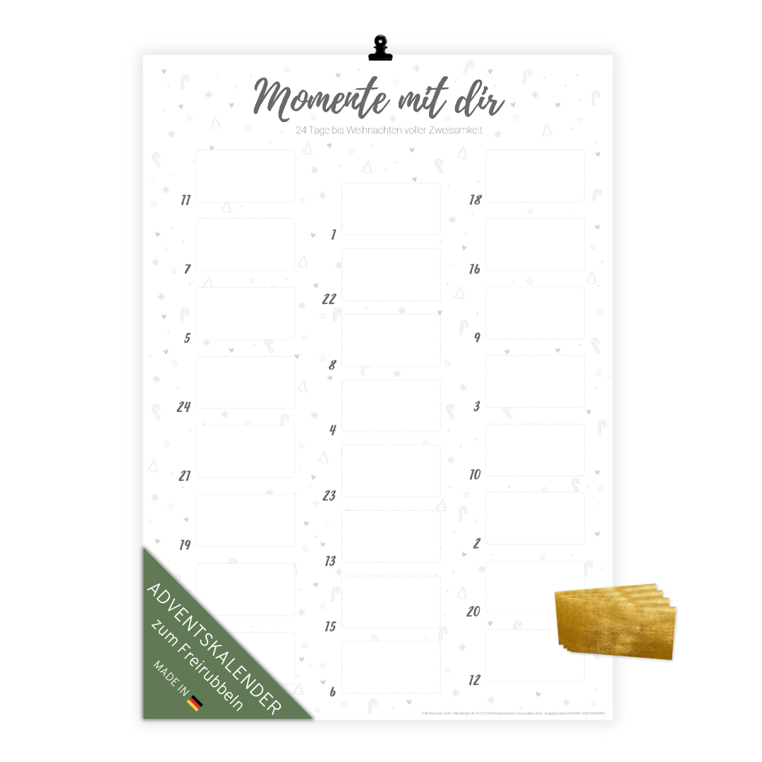 Adventskalender "Momente mit dir"