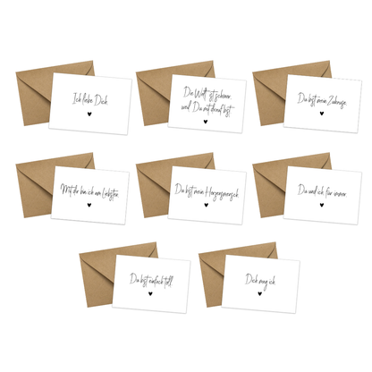 Postkarten "Minimalist Love"