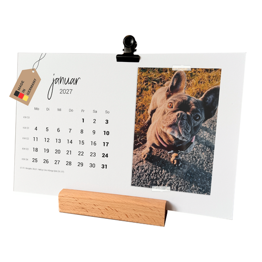 Tischkalender "Unser Jahr" | DIY