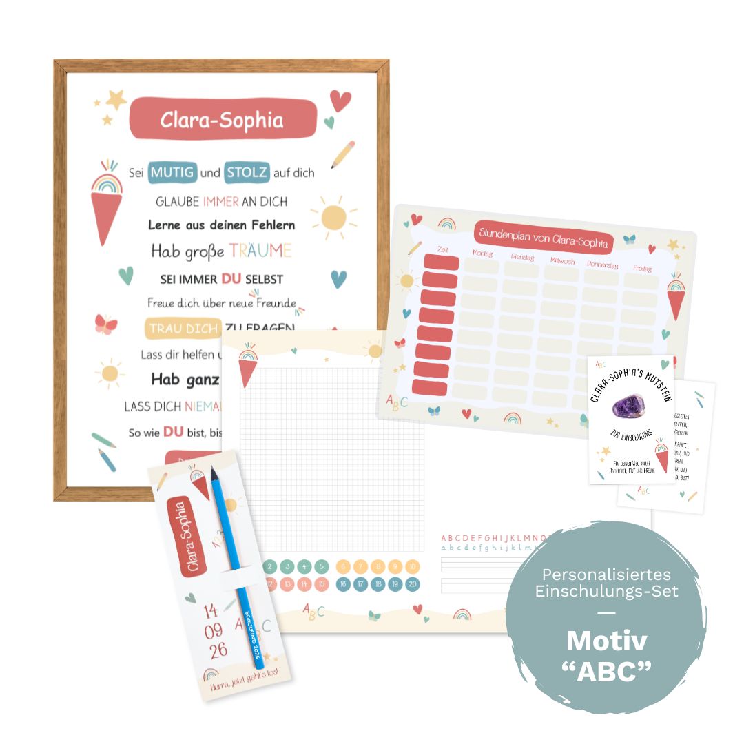 Einschulungs Geschenk-Set | ABC