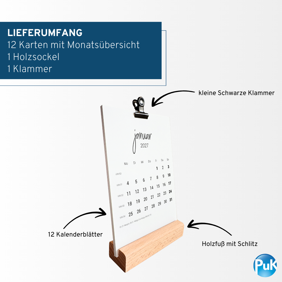 Tischkalender 2027