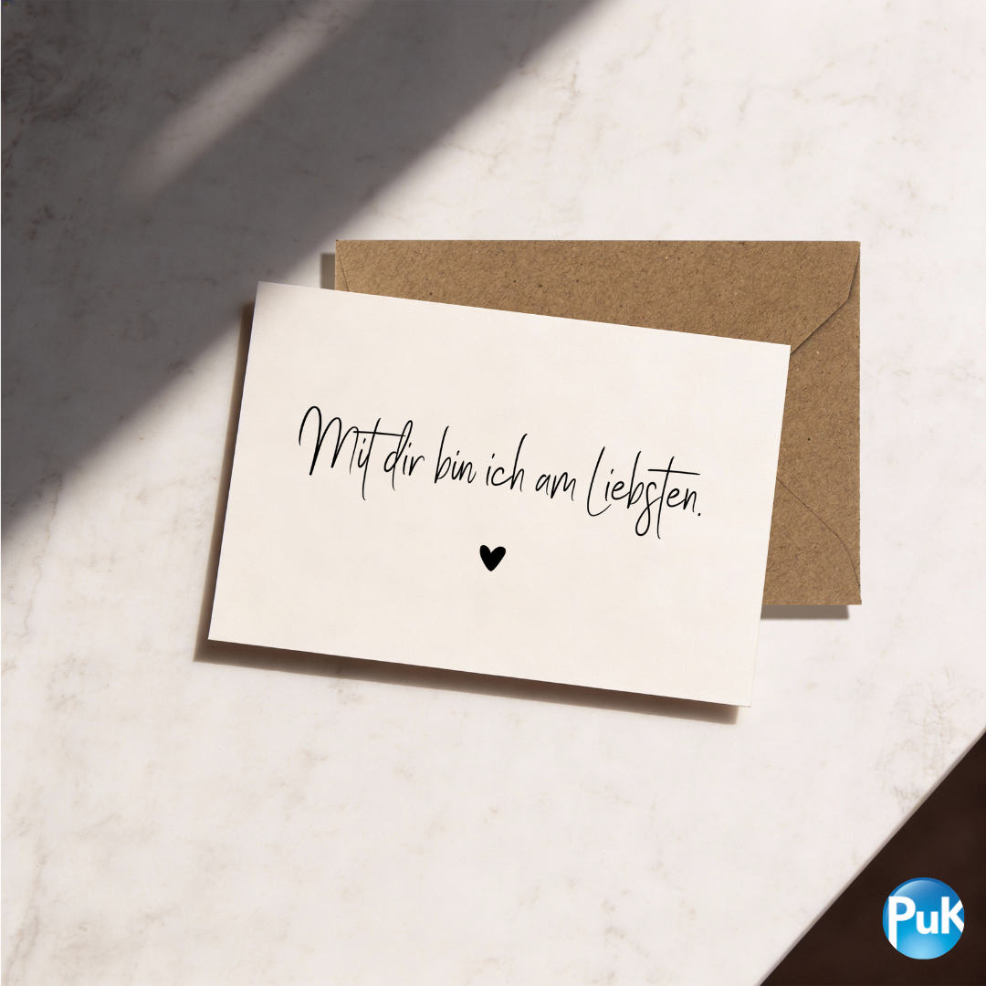 Postkarten "Minimalist Love"