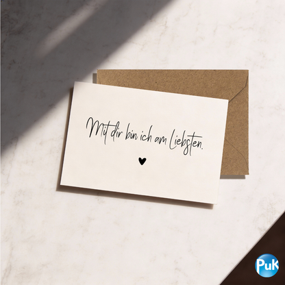 Postkarten "Minimalist Love"