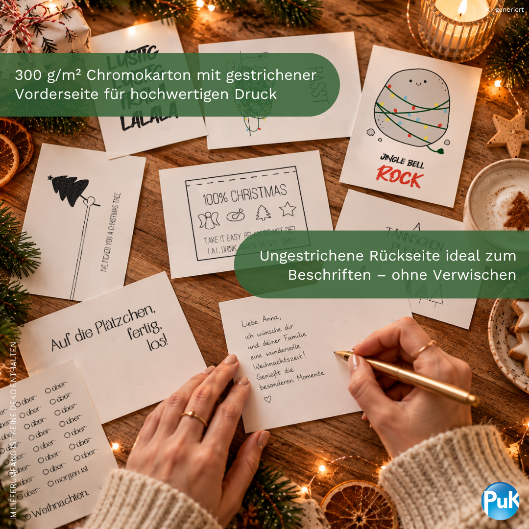 Weihnachtskarten Set "Lustig"