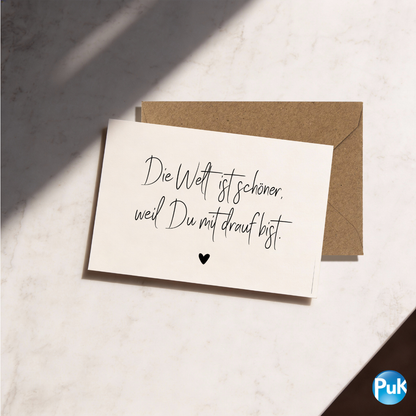 Postkarten "Minimalist Love"