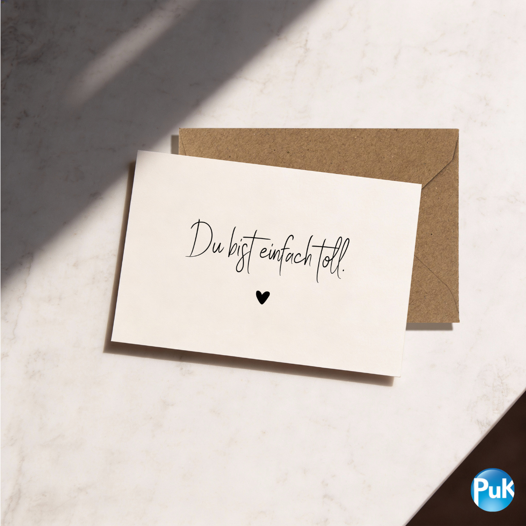 Postkarten "Minimalist Love"