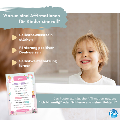 Affirmationsposter "Prinzessin"