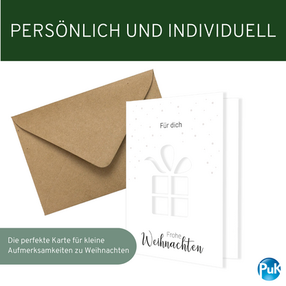 Klappkarte "GESCHENK"