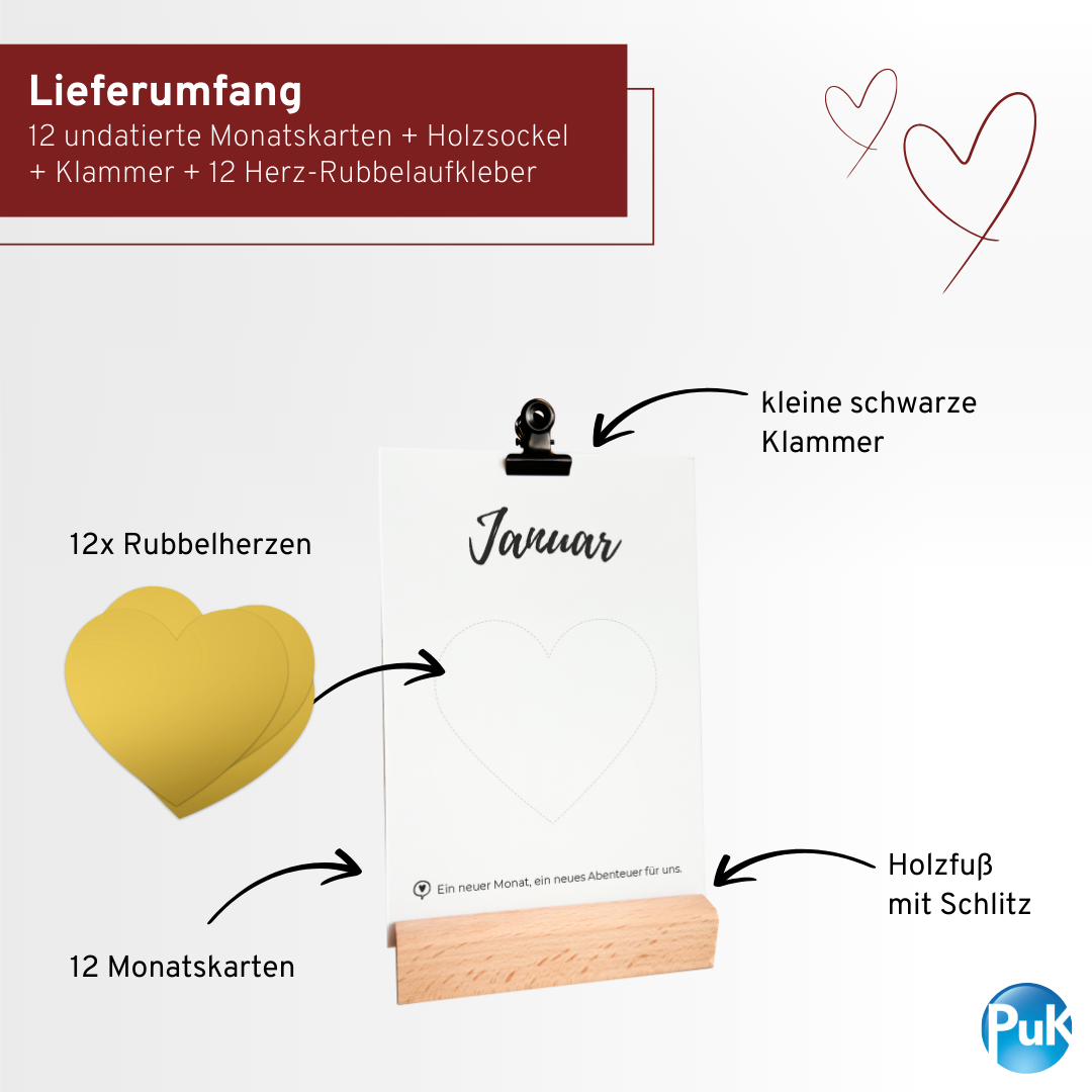 Tischkalender "Momente mit dir"