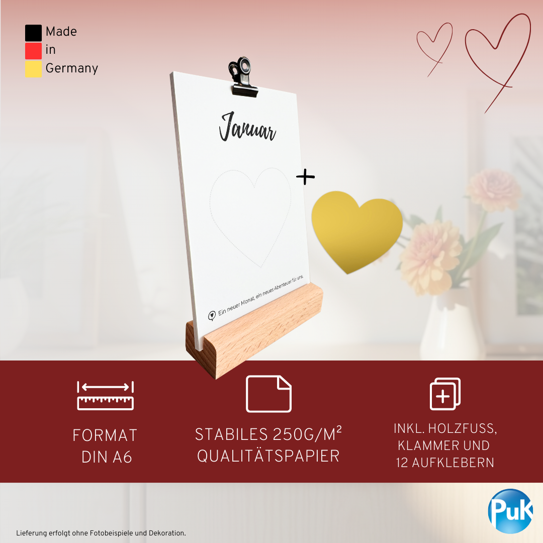 Tischkalender "Momente mit dir"