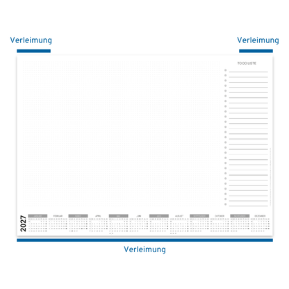 Schreibtischunterlage 2027