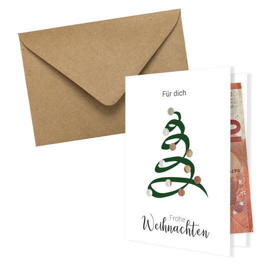 Klappkarte "WEIHNACHTSBAUM SWIRL"