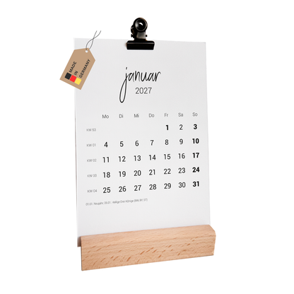 Tischkalender 2027