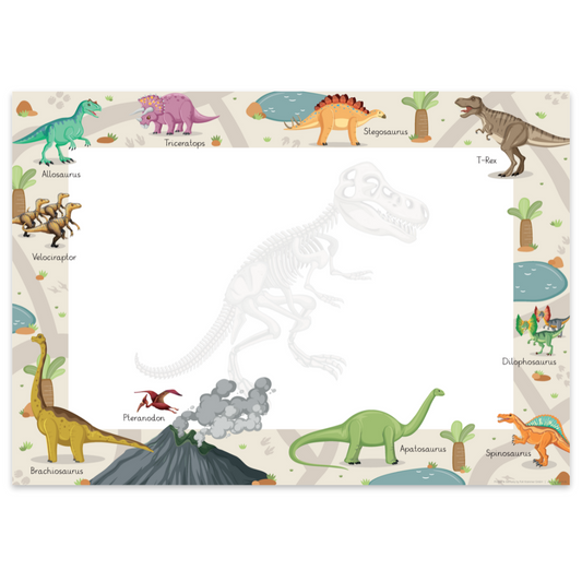 Schreibtischunterlage Dinosaurier
