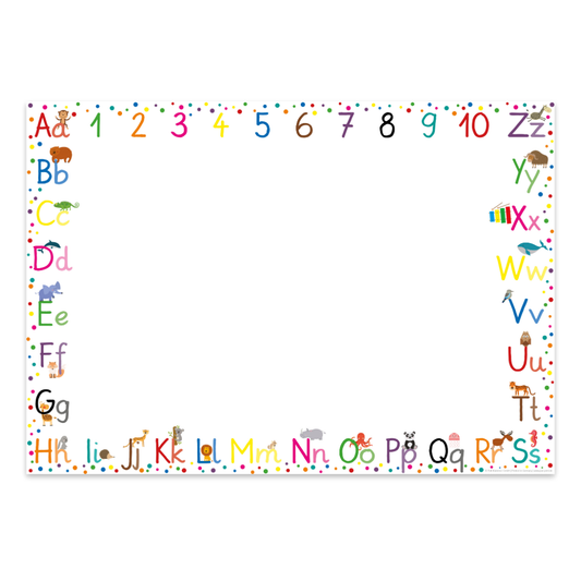 Schreibtischunterlage ABC