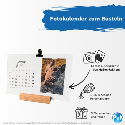 Tischkalender "Unser Jahr" | DIY