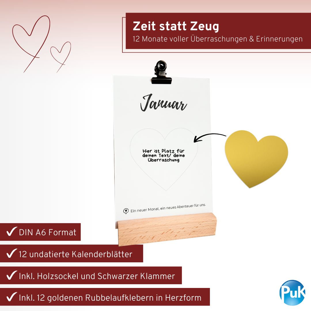 Tischkalender "Momente mit dir"