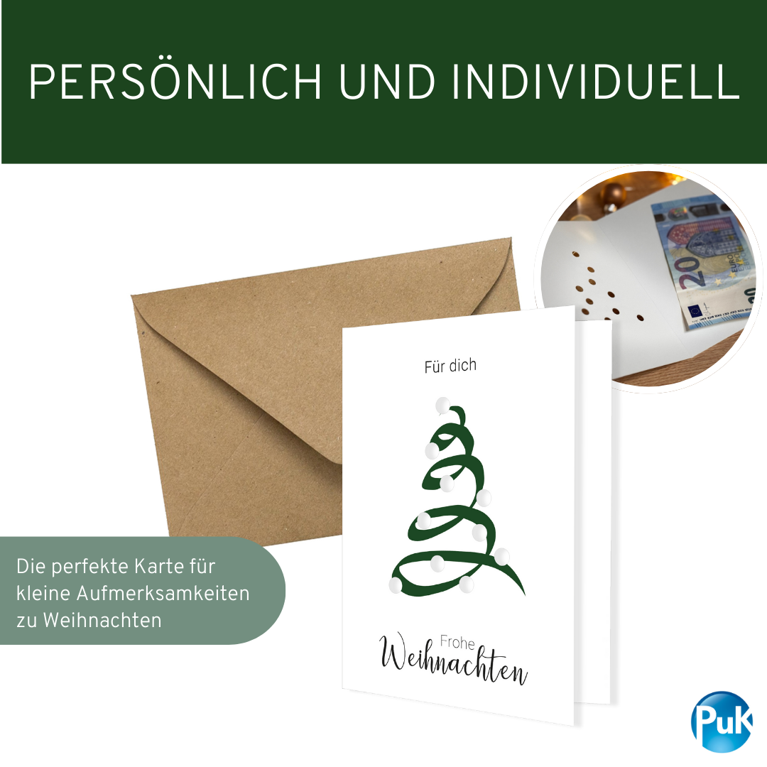 Klappkarte "WEIHNACHTSBAUM SWIRL"