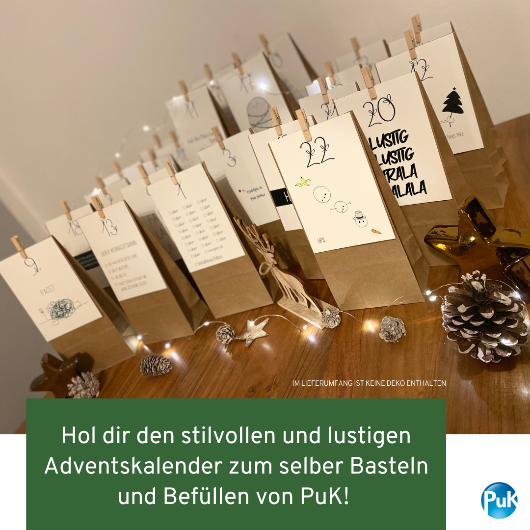 Adventskalender Set "Lustig"