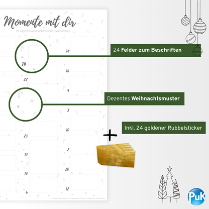 Adventskalender "Momente mit dir"