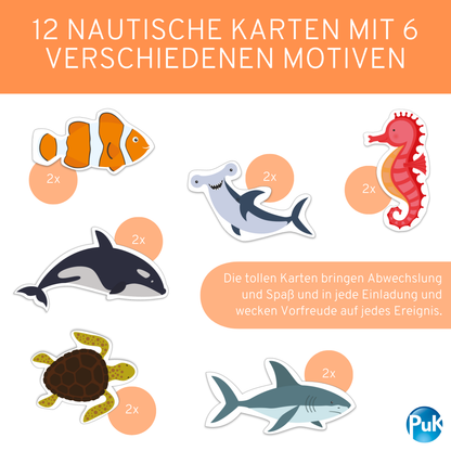 Einladungskarten "Ozean"