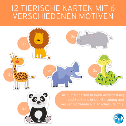 Einladungskarten "Safari"