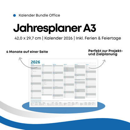 Kalenderbundle "Startklar 2026" - Office