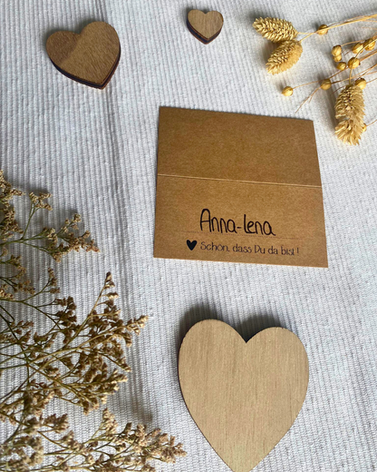 Tischkarten Braun | Design 03K
