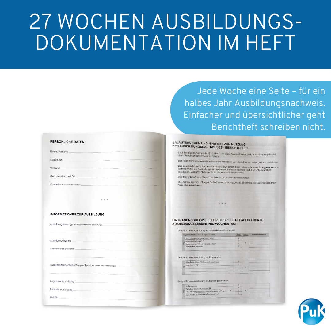 Ausbildungsnachweisheft