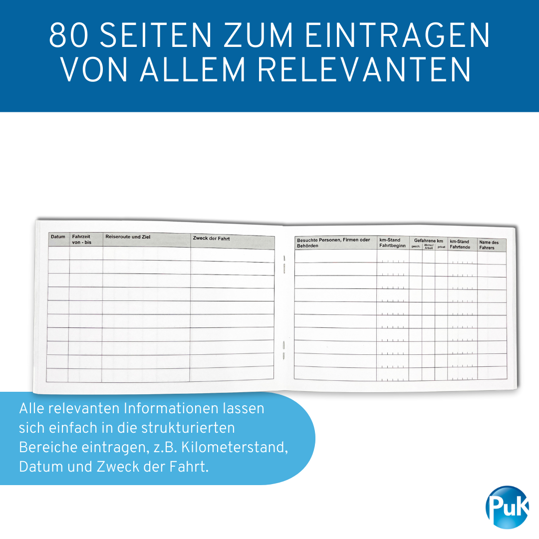 Fahrtenbuch DIN A6 quer
