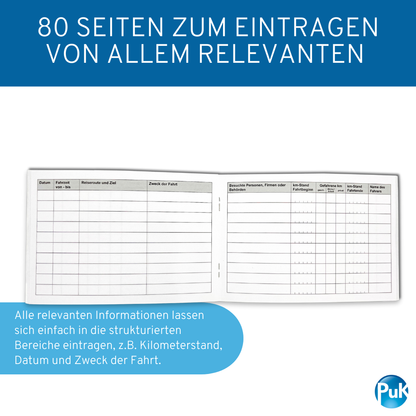 Fahrtenbuch DIN A6 quer