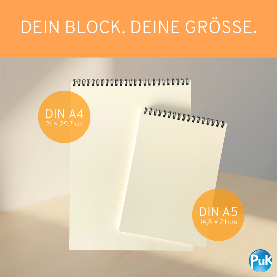 Zeichenblock 30 Blatt | Skizzenbuch