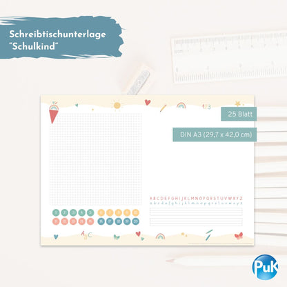 Schulkind Schreibtischunterlage | ABC-Design