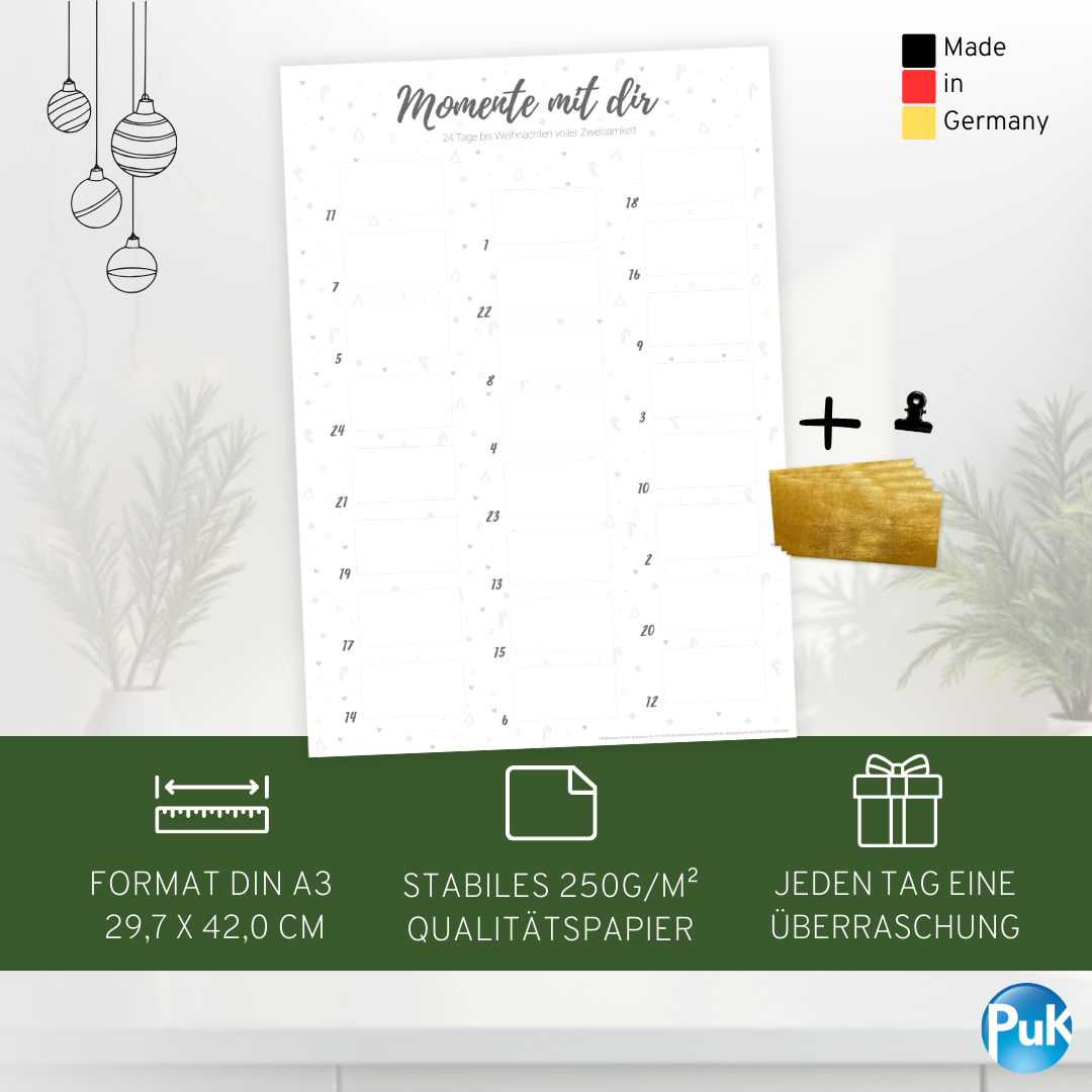 Adventskalender "Momente mit dir"