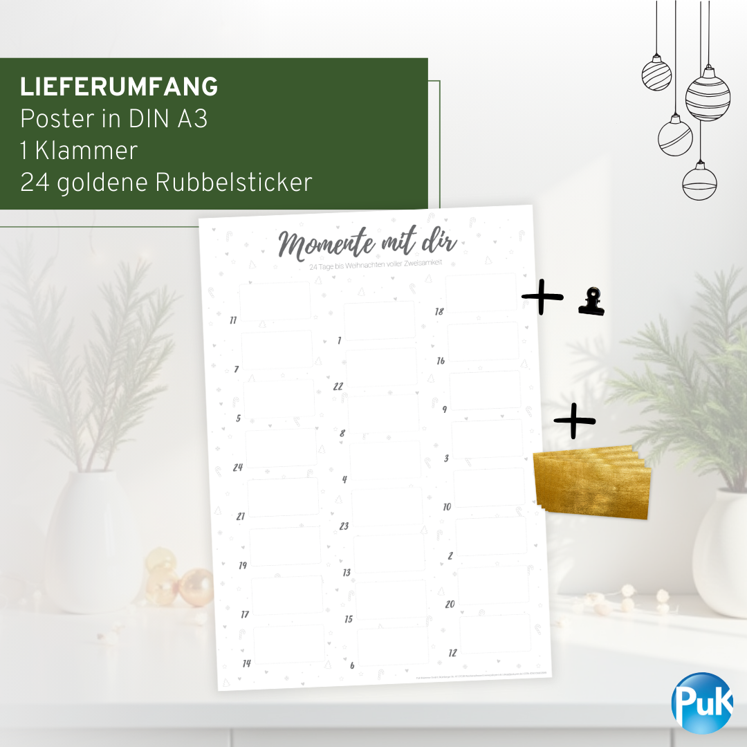 Adventskalender "Momente mit dir"