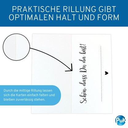 Tischkarten weiß | Design 02