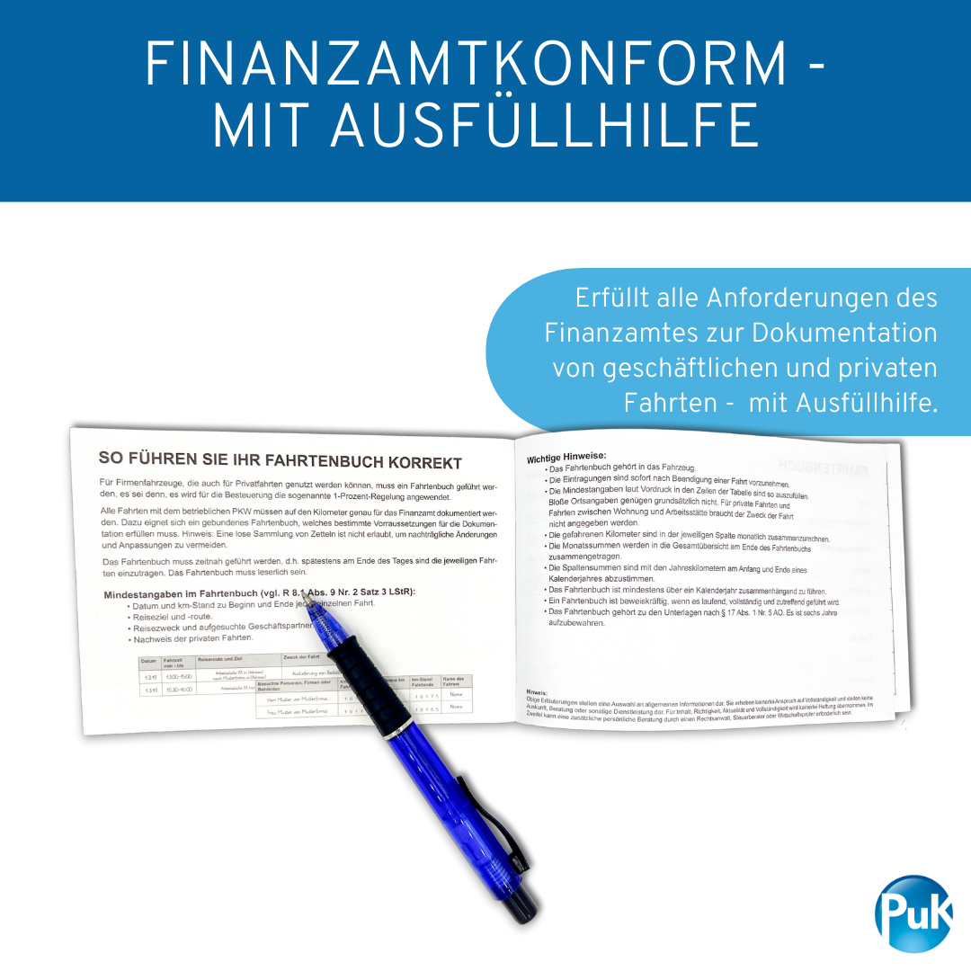 Fahrtenbuch DIN A6 quer