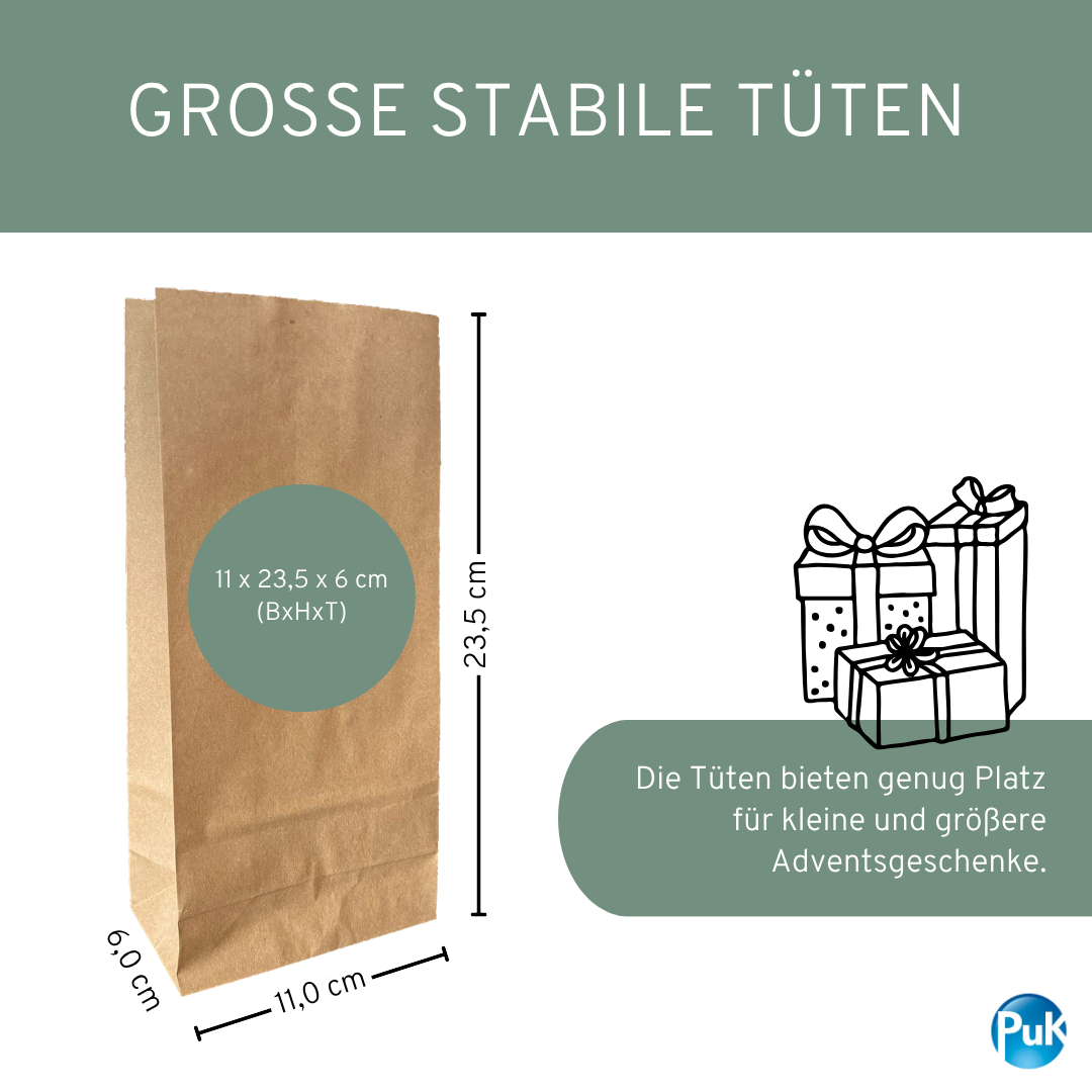 Adventskalender Set "Lustig"