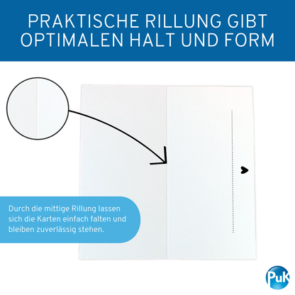 Tischkarten weiß | Design 05
