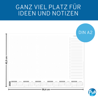 Schreibtischunterlage 2026