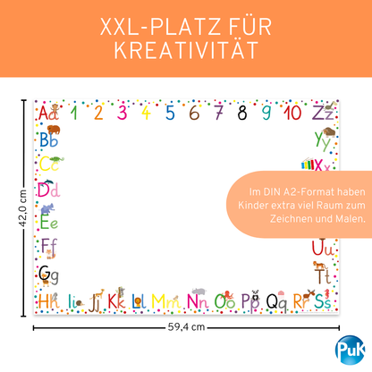 Schreibtischunterlage ABC
