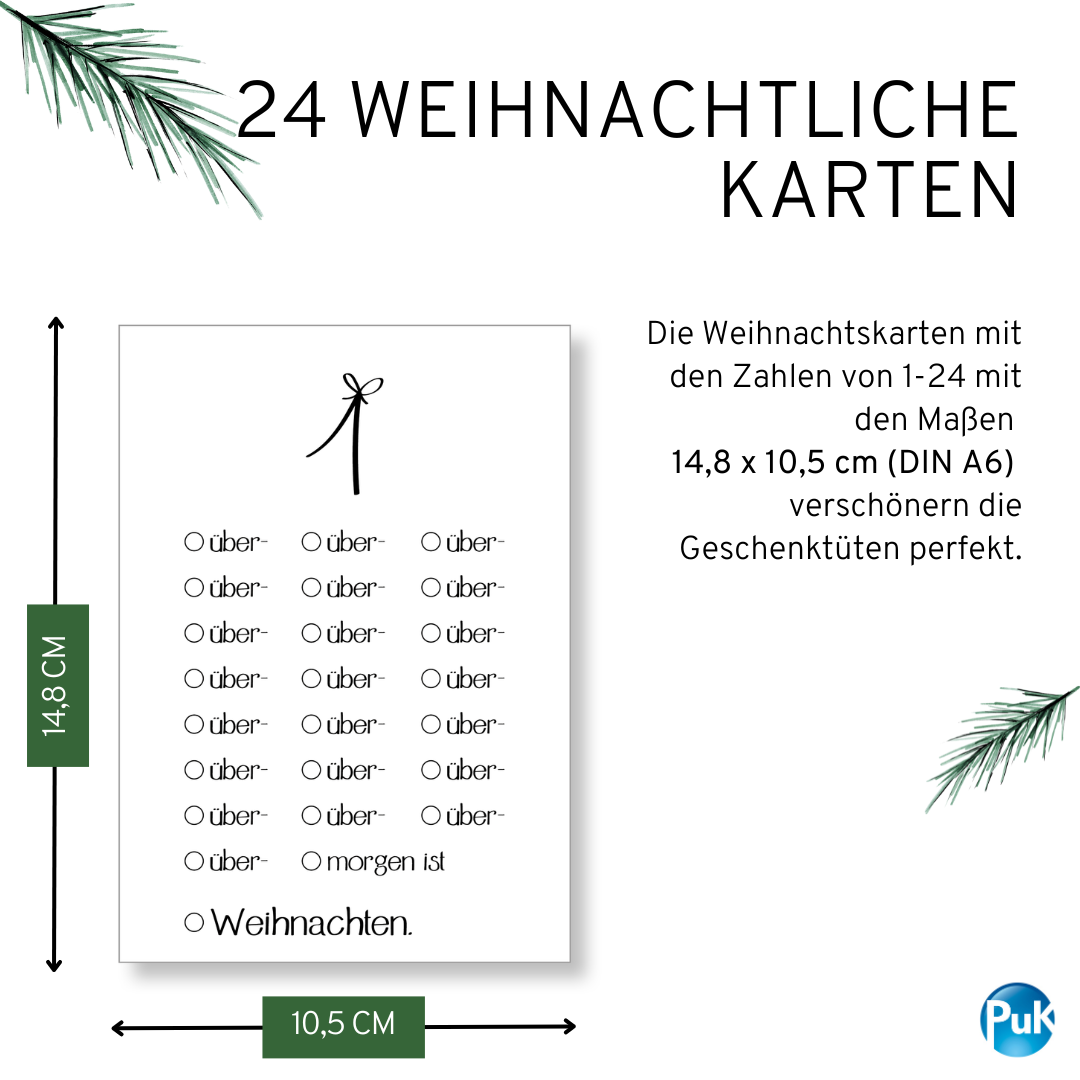 Adventskalender Set "Lustig"